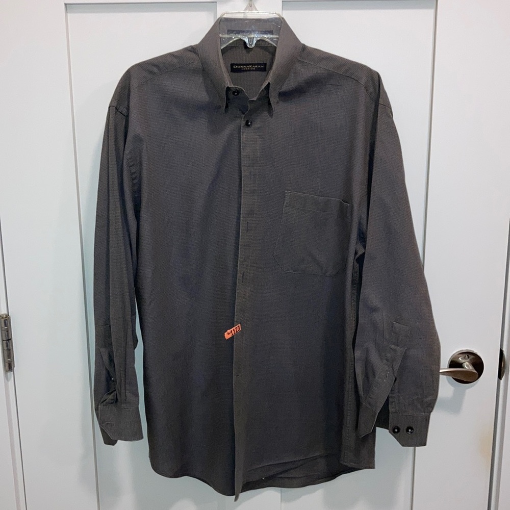 Men’s button down shirt. Donna Karan.
